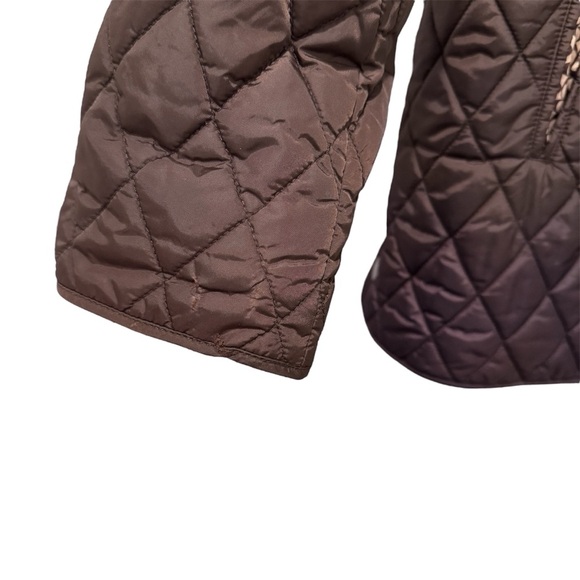 Coach Diamond Quilted Signature C Barn Puffer Jacket Equestrian Classic Brown XL - Picture 9 of 16